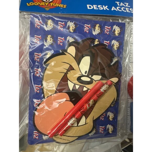 Looney Tunes Taz Desk Accessories Set By Stylus Trends 1999 - Picture 3 of 5